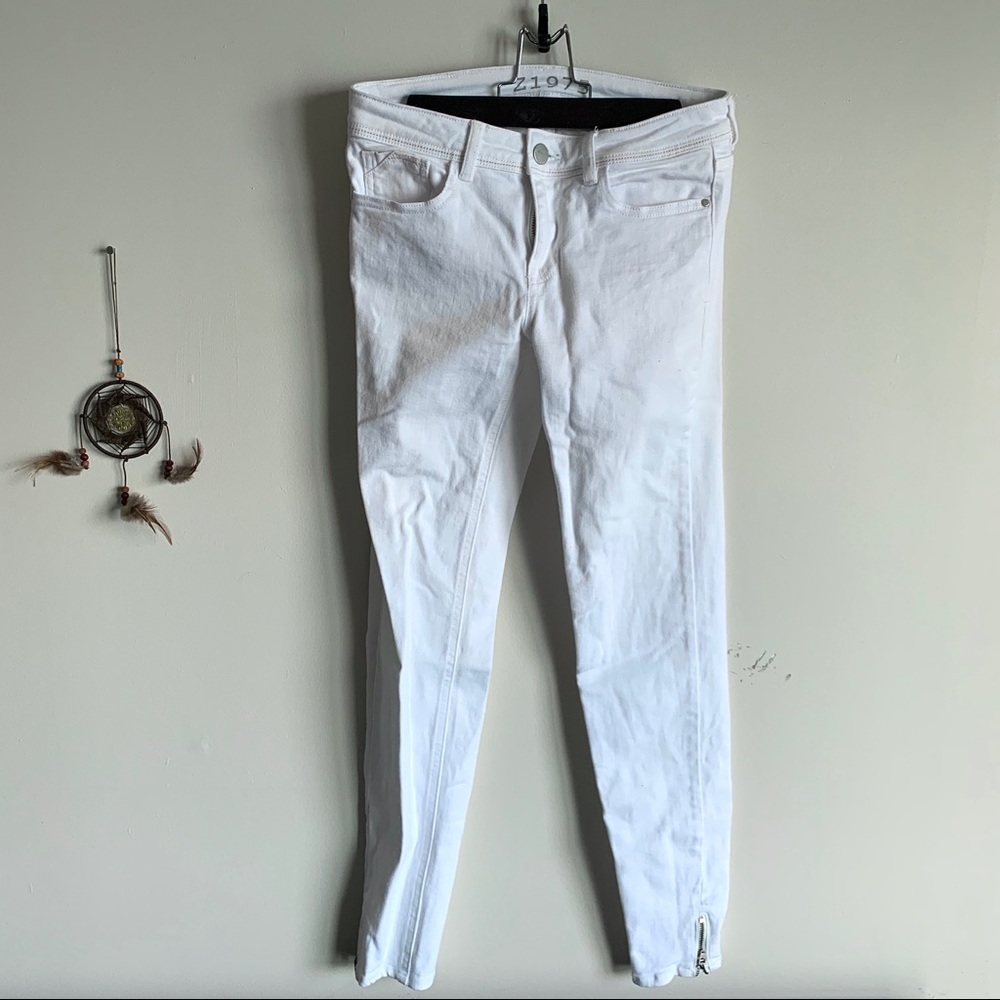 Zara White Jeans